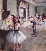 Edgar Degas The Dance Class France oil painting reproduction